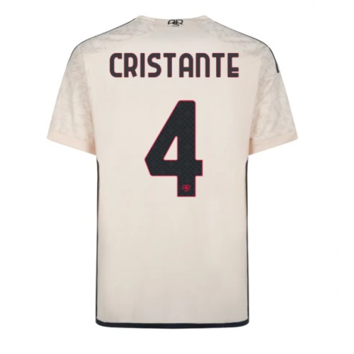Fotballdrakt Herre AS Roma Bryan Cristante #4 Bortedrakt 2023-24 Kortermet